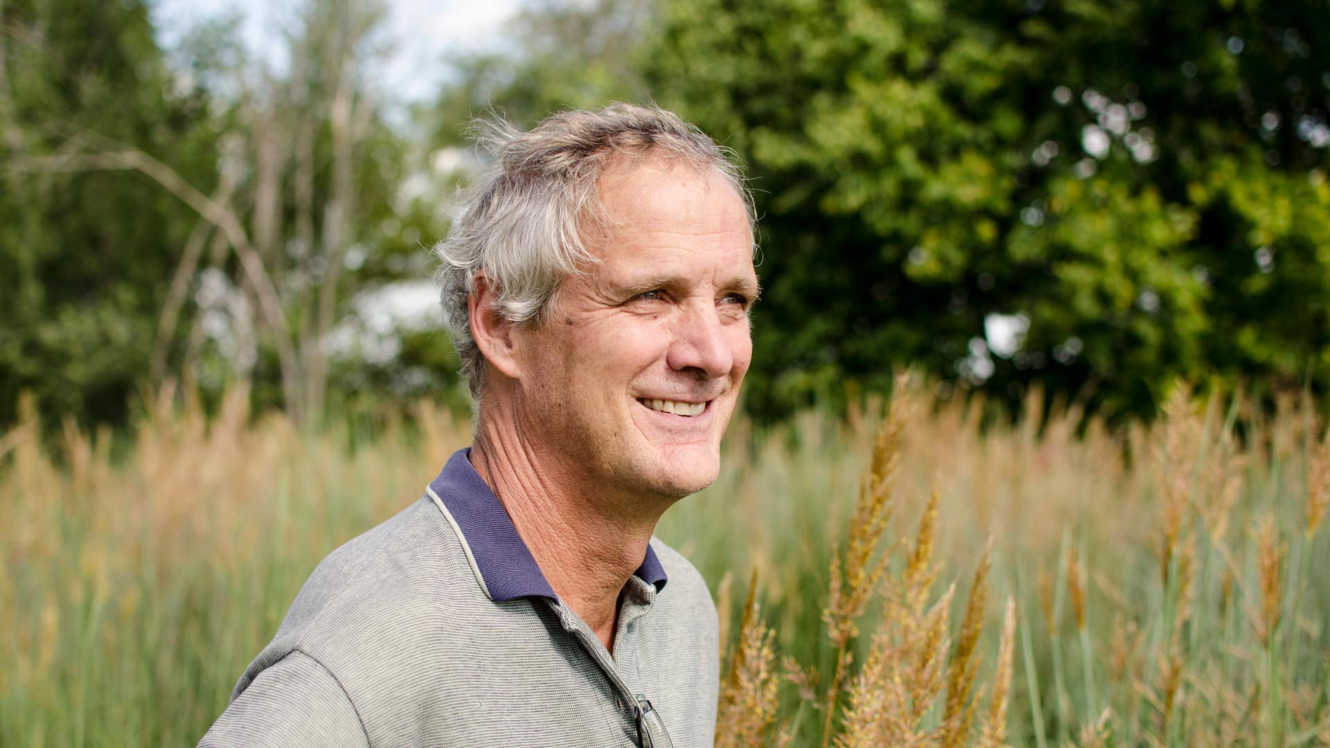 Theobald smiling for his 2018 Nebraska congressional election campaign