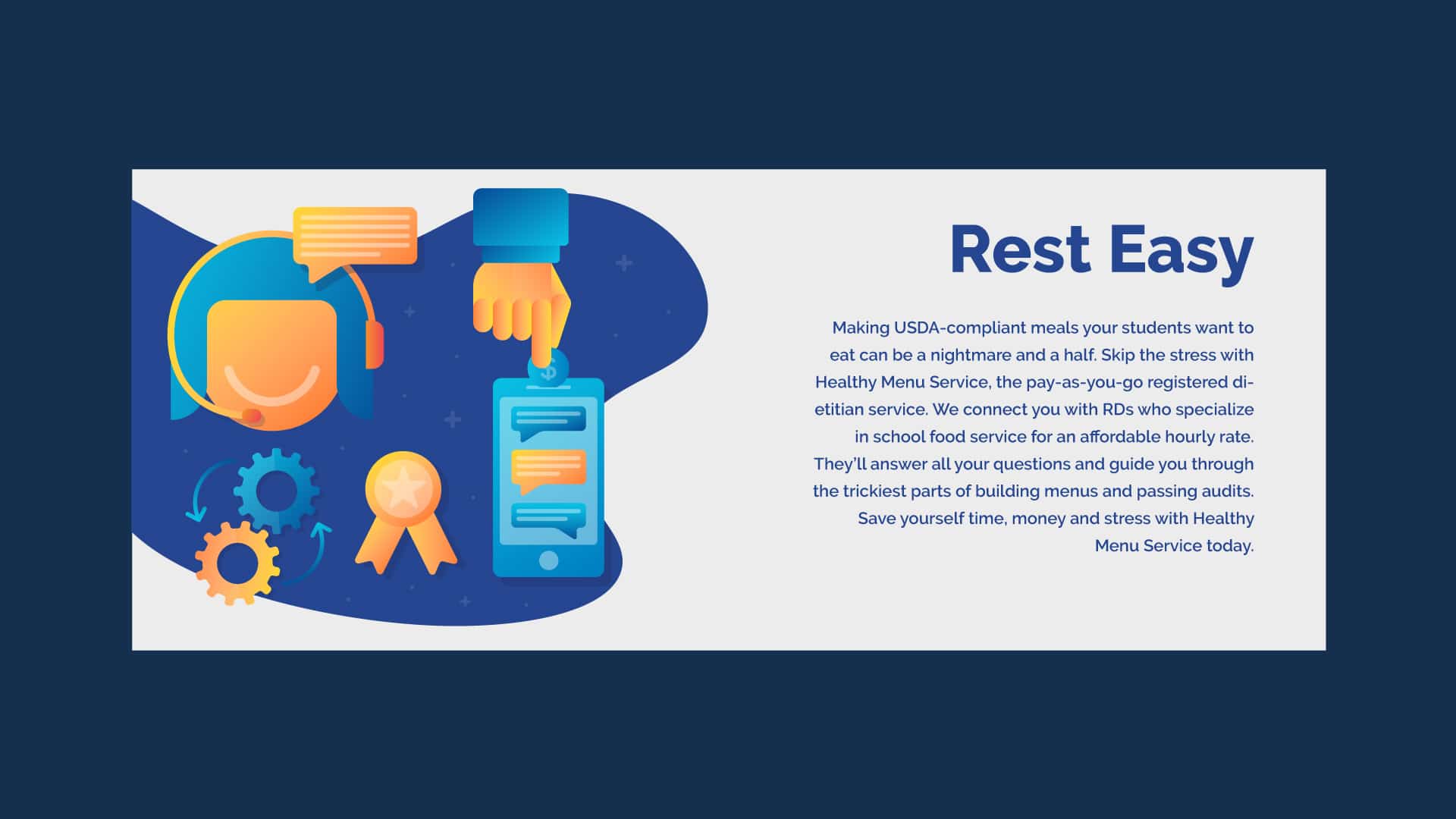Healthy Menu Services digital advertisement Agency877