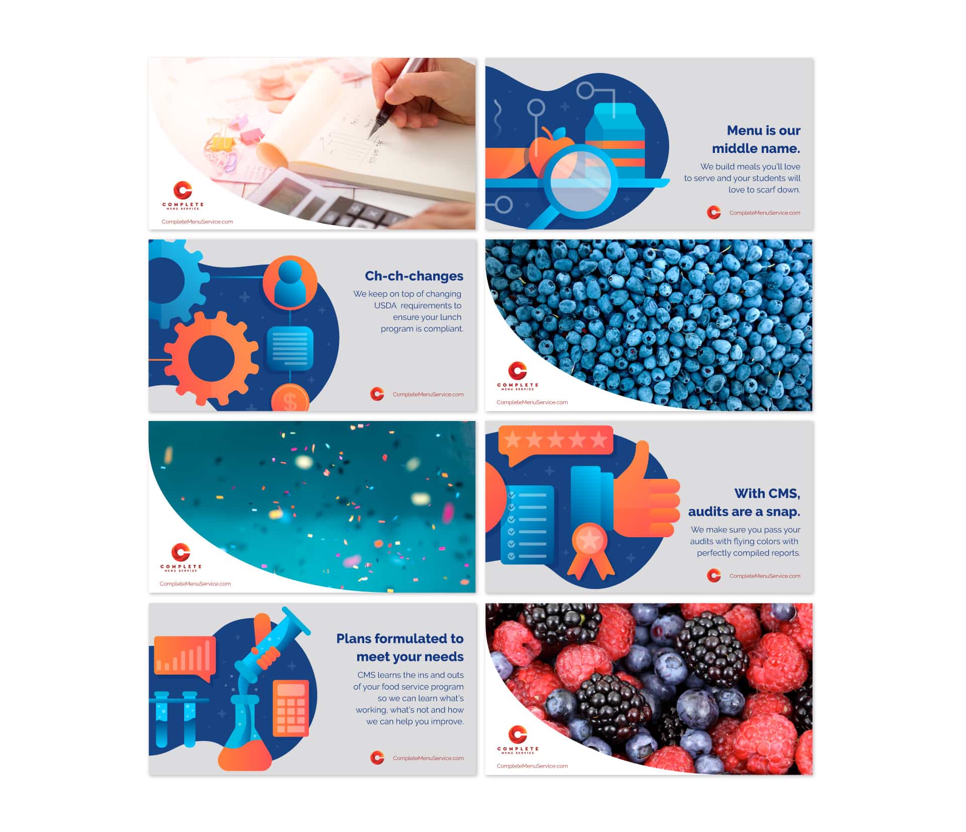 Complete menu service SOCIAL MEDIA campaign Agency 877
