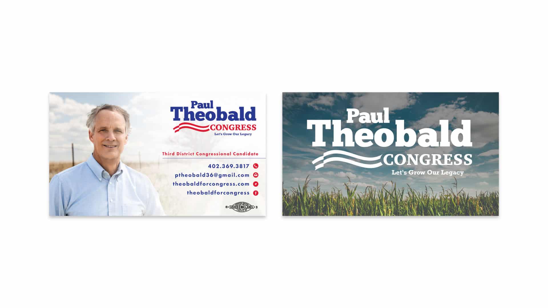 877’s promotional print pieces for Paul Theobald’s campaign2