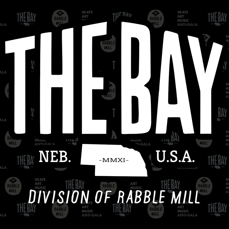 The Bay black and white logo