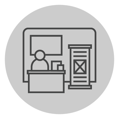Agency 877 package design icon