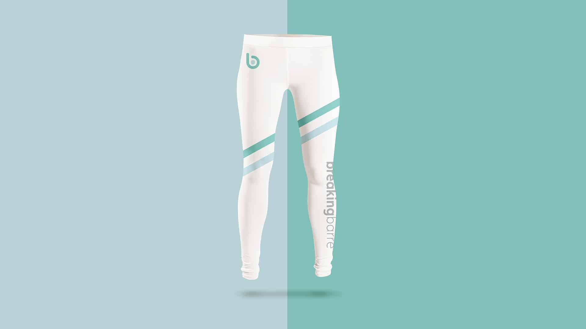 Breaking Barre workout leggings designed by Agency 877